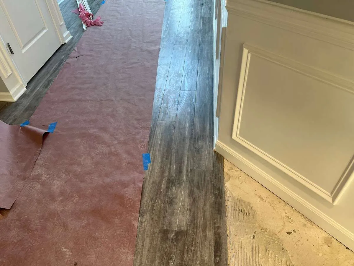 Completed marble shower restoration in Easton